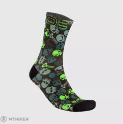 Karpos GREEN FIRE zokni, ombre kék kékúszójú füst kék jázmin zöld (S)