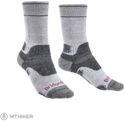 Bridgedale Hike Középsúlyú Merino Performance Boot Wmn Eredeti női zokni, ezüstszürke (L)