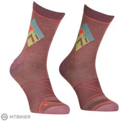 ORTOVOX Ws Alpine Light Compression Mid női zokni, vadrózsa (EU 39-41)