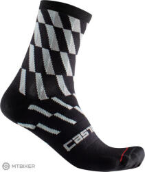 Castelli PENDIO 12 női zokni, fekete/szentkék (SM)
