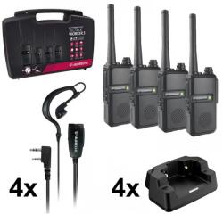 Albrecht TecTalk Worker 3 professzionális PMR adóvevő rádió 2 pár (ALA-487-999) - ipon