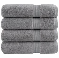 vidaXL Премиум кърпи за баня SOLUND 4 бр сиви 70x140 см 600 gsm (137309)