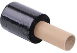  Kézi nyújtható fólia, fekete, fogantyúval, 0, 1m x 153m - pcx