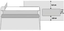 Office Depot LA4 jobb ablakos szilikonos bélésnyomott 1000db boríték ODL3T15B300H2 (ODL3T15B300H2)