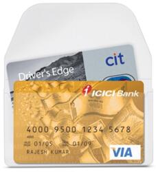 DJOIS Névjegytok DJOIS öntapadós 105x60 mm ráhajtó lezáró füllel 10 darabos L6825-10 (L6825-10)