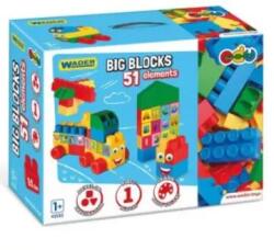 Wader Wader: Nagy építőkockák - 51 db-os