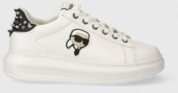 KARL LAGERFELD sneakers din piele KAPRI culoarea alb, KL62529N PPYH-OBD0WU_00X