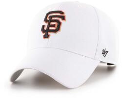 47 brand sapca MLB San Francisco Giants culoarea alb, cu imprimeu, B-MVP22WBV-WH 99KK-CAU24Z_00X