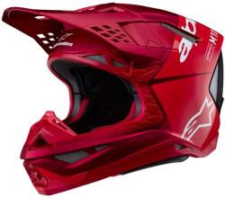 Alpinestars Supertech S-M10 Flood motokrossz bukósisak fluo piros-matt piros