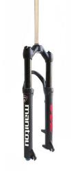 Manitou Markhor 26 colos MTB teleszkóp, 1 1/8 colos A-Head nyakkal, 100 mm rugóút, levegős, lockout, fekete