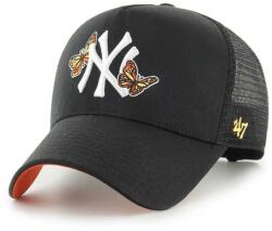 47 brand șapcă de baseball din bumbac MLB New York Yankees culoarea negru, cu imprimeu, B-ICNDT17CTP-BK 99KK-CAU23S_99X (B.ICNDT17CTP.BK)