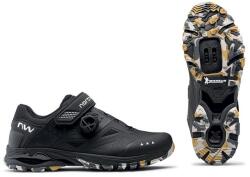 NorthWave All Terrain Spider Plus 3 kerékpáros SPD MTB cipő, fekete-camo, 42-es