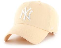 47 brand sapca MLB New York Yankees culoarea portocaliu, cu imprimeu, B-NLRGW17GWS-AF 99KK-CAU252_20X (B.NLRGW17GWS.AF)