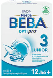 Beba OptiPro 3 Junior tejalapú anyatej kiegészítő tápszer 12 hó+ (600 g)