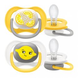 Philips Avent SCF080/18 Ultra air játszócumi neutral 6-18 hó 2db (citrom) (982418)