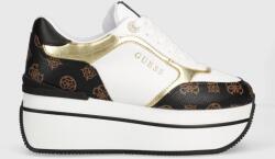 GUESS sneakers FL7CMR FAL12 culoarea alb, CAMRIO 9BYX-OBD0KT_00X (FL7CMR.FAL12.WHIBR)