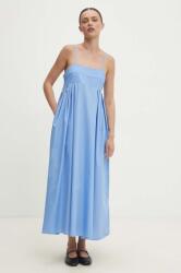 ANSWEAR rochie din bumbac maxi, evazati BMYH-SUD04U_55X (5098.IKK)