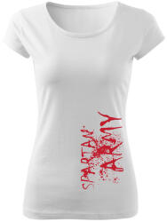 DRAGOWA tricou de damă War, alb 150g/m2