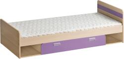 TEMPO KONDELA Set pat, frasin/violet, 80x190, EGO L13