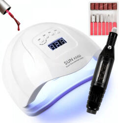  Sun X5 Plus UV/LED műkörmös lámpa mini csiszológéppel - Fekete (SNN-3369-black)
