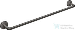 Hansgrohe AXOR UNIVERSAL CIRCULAR 65, 5 cm-es törölközőtartó, polírozott fekete króm 42860330 (42860330)