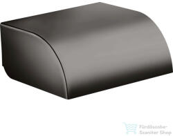 Hansgrohe AXOR UNIVERSAL CIRCULAR fedeles wc papír tartó, polírozott fekete króm 42858330 (42858330)