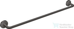 Hansgrohe AXOR UNIVERSAL CIRCULAR 65, 5 cm-es törölközőtartó, szálcsiszolt fekete króm 42860340 (42860340)