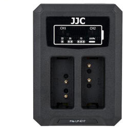 JJC DCH-LPE17 USB dupla töltő Canon LP-E17-hez