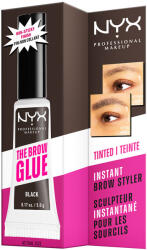 NYX Professional Makeup The Brow Glue Instant Styler- Black Brown