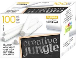 Creative Jungle Táblakréta CREATIVE JUNGLE fehér kerek 100 darabos - papiriroszerplaza