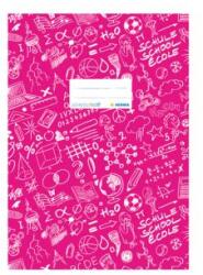 HERMA Schooldoo notebook borító A5 rózsaszín / 1db