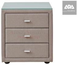 Ada Trendline - Nairo három fiókos éjjeliszekrény üveglap nélkül (st4) - alvasstudio