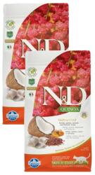 N&D Quinoa N&D Cat Quinoa Skin&coat Hering 2x1, 5kg