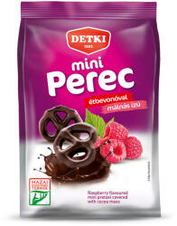 DETKI mini málnás ízű perec étbevonóval mártott - 160g - koffeinzona