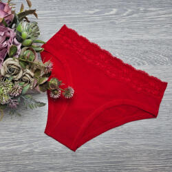 MST Női bugyi csipke díszítéssel Piros, L/XL 69680