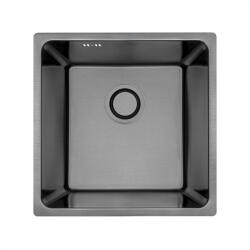 Laveo ADEN egymedencés inox mosogató, grafit (SLA_510P)