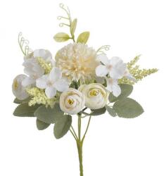  Buchet ranunculus+hortensie artificiale pentru aranjamente florale (8131)