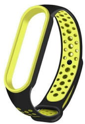 Beline óraszíj Mi Band 7/6/5 fekete/zöld