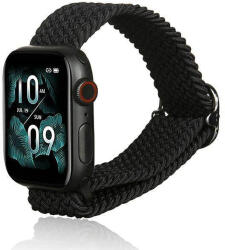 Beline Apple Watch textil óraszíj 42/44/45/49mm fekete