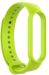 gigapack Pótszíj (egyedi méret, szilikon, állítható) LIMEZÖLD Xiaomi Mi Band 5, Xiaomi Mi Band 6 (GP-109854)