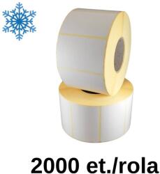 ZINTA Самозалепващи TTH етикети ZINTA 90х100 mm, 2000 ет. /ролка, за фризера (90X100X2000-TTH-DF)