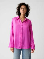 GAP Сатенена риза Boyfriend GAP GAP | Rozov | ЖЕНИ | XS