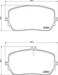 BREMBO set placute frana, frana disc BREMBO P 50 149 - automobilus