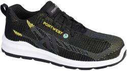 Portwest FC06 - Eco Fly Composite Trainer védőcipő S1PS SR FO, fekete/sárga (FC06BKY46)