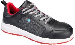 Portwest FC07 - Eco Composite Trainer védőcipő S3S SR, fekete/piros (FC07BKD46)
