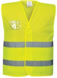 Portwest C494 - Hi-Vis hálós mellény, sárga (C494YERS/M) - munkavedelmed