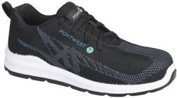 Portwest FC06 - Eco Fly Composite Trainer védőcipő S1PS SR FO, fekete/kék (FC06BKB43)