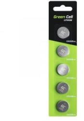 Green Cell CR2025 Lithium battery 3V 160mAh gombelem 5db-os (XCR04)