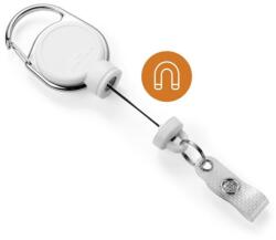 Durable Névjegykártyatartó kihúzható patentos, mágneses Durable Extra Strong fehér (832902) - web24