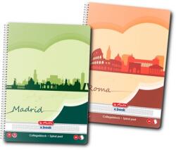 Herlitz Caiet cu spira A4, 70 file, patratele, Economic Herlitz HZ9484770 (9484770)